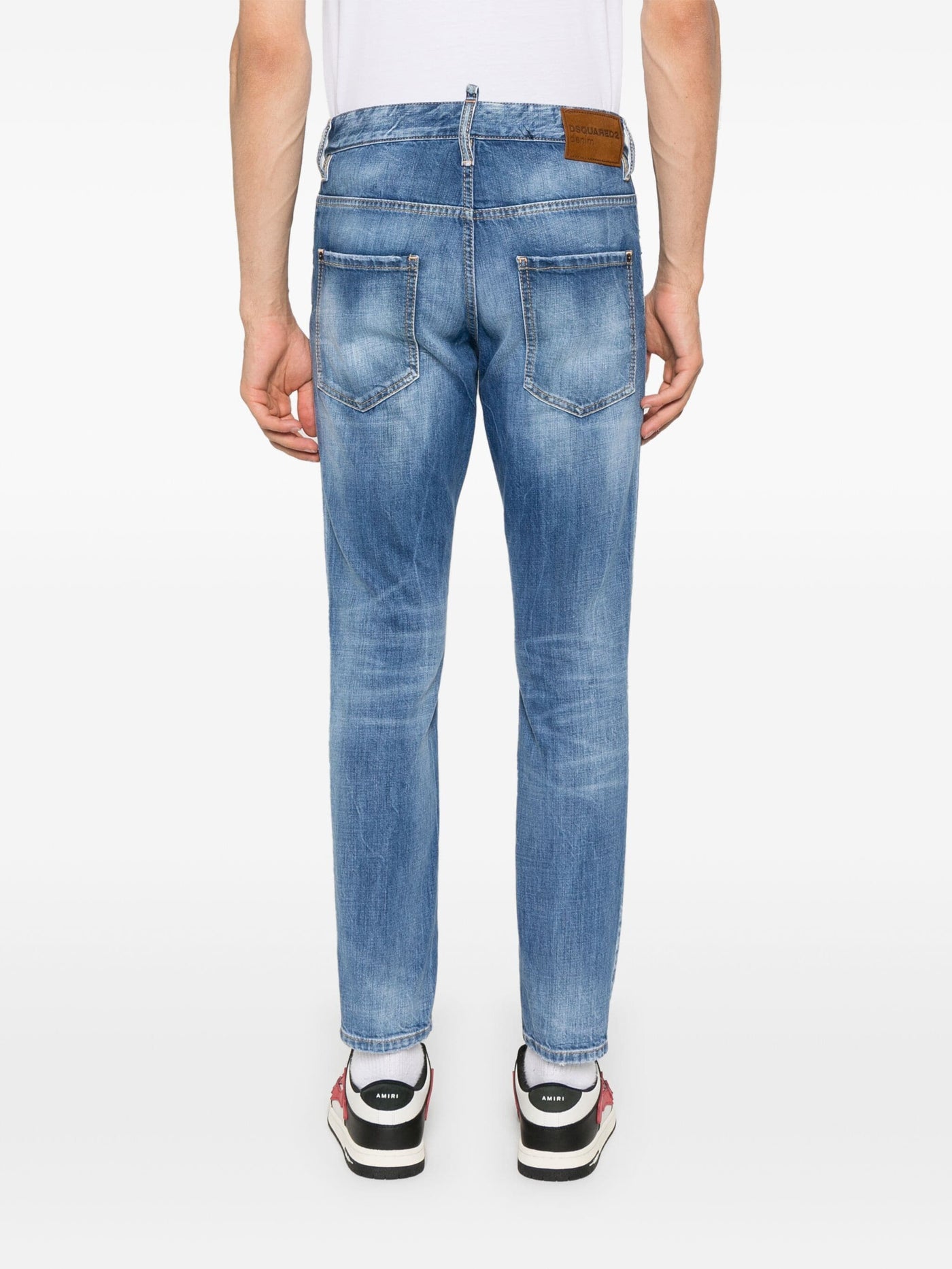 DSQUARED2 - Jean bleu clair slim skater