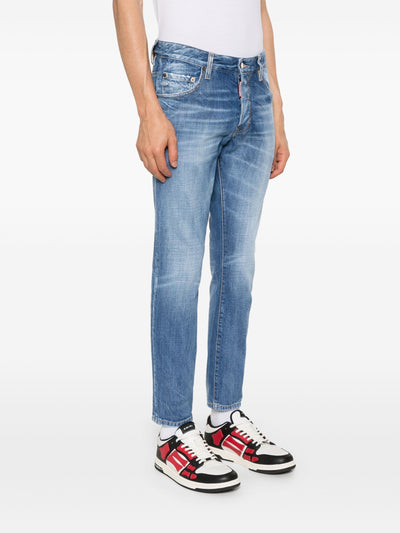 DSQUARED2 - Jean bleu clair slim skater