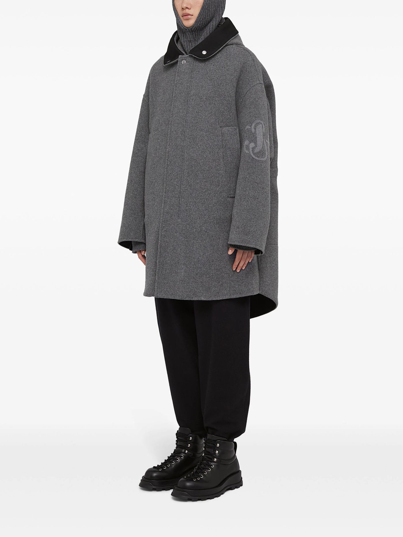 Jil Sander - Parka imprimée à capuche