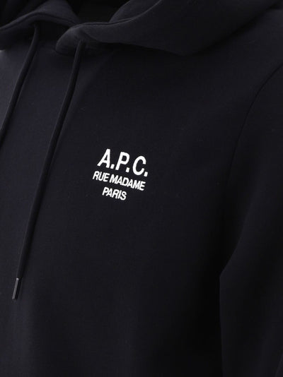 A.P.C PARIS - Hoodie Standart Rue Madame Gots Noir