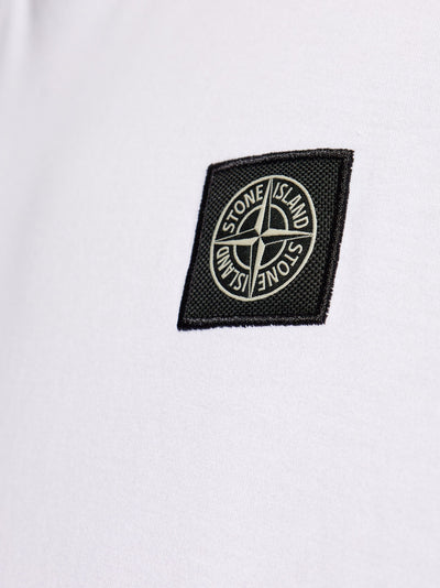 STONE ISLAND - t shirt blanc