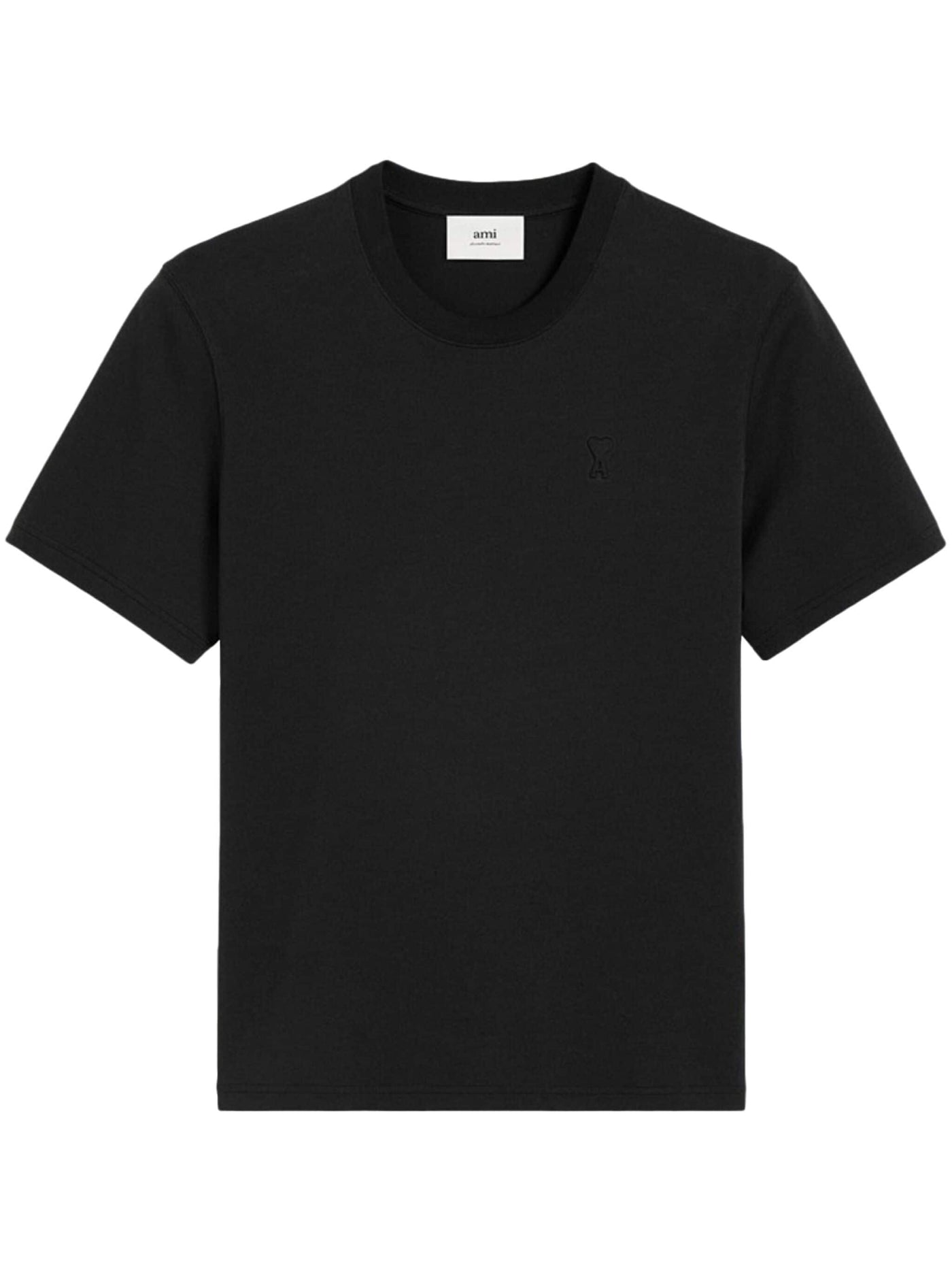 AMI PARIS - T-shirt ADC Ton sur ton Noir