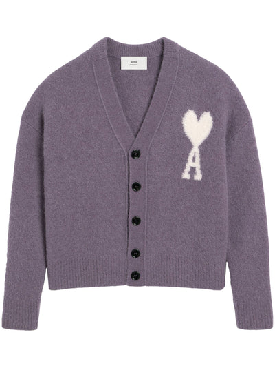 AMI Paris - Cardigan en laine mélangée