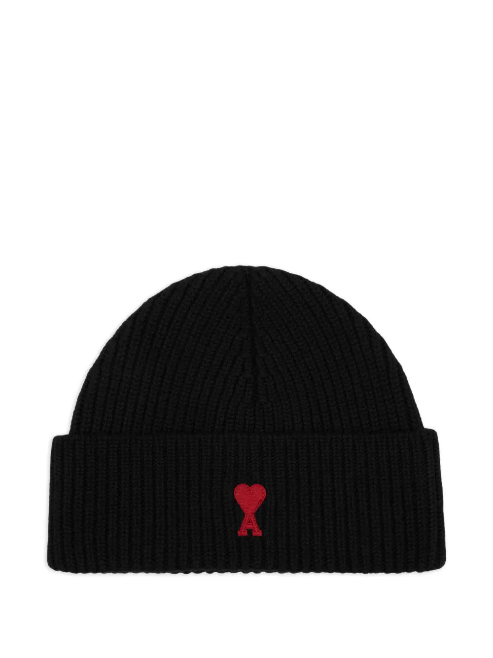 AMI PARIS - bonnet en laine à logo brodé