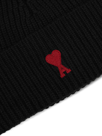 AMI PARIS - bonnet en laine à logo brodé