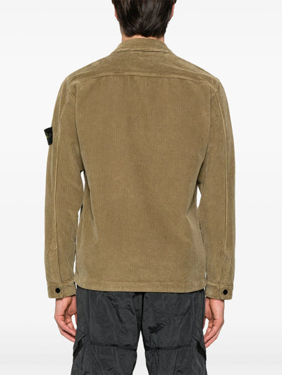 STONE ISLAND - SURCHEMISE EN VELOURS COTELÉ