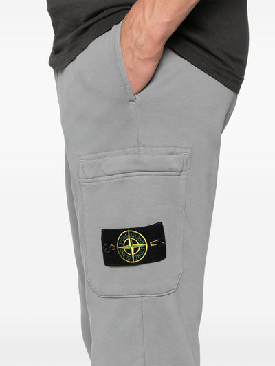 Stone Island - Pantalon de jogging gris médium