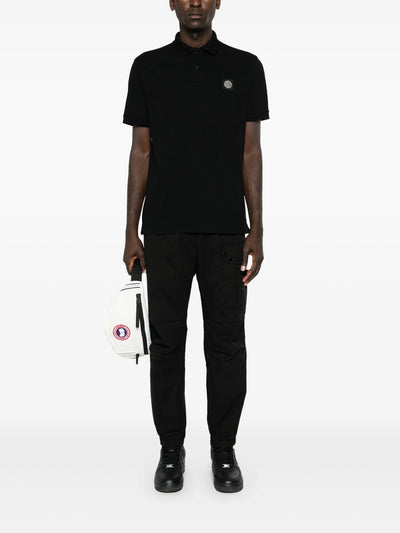 STONE ISLAND - Polo à patch logo