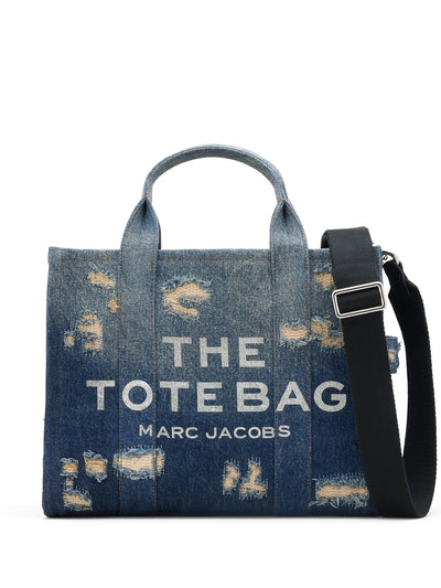 MARC JACOBS - The Rip and Repair Denim Medium Tote Bag