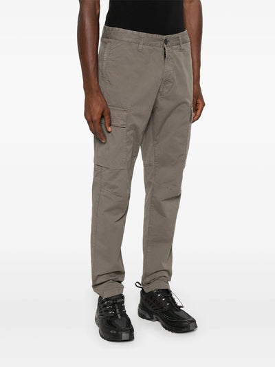 Stone Island - Pantalon cargo regular tapered dove grey