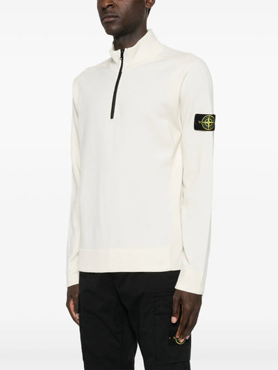 Stone Island - Half zip en laine