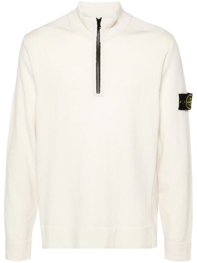 Stone Island - Half zip en laine