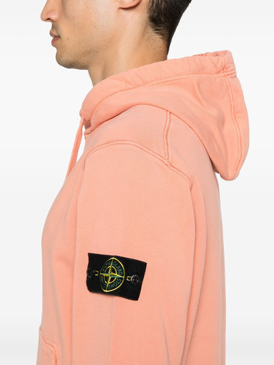 Stone Island - Sweat à capuche orange