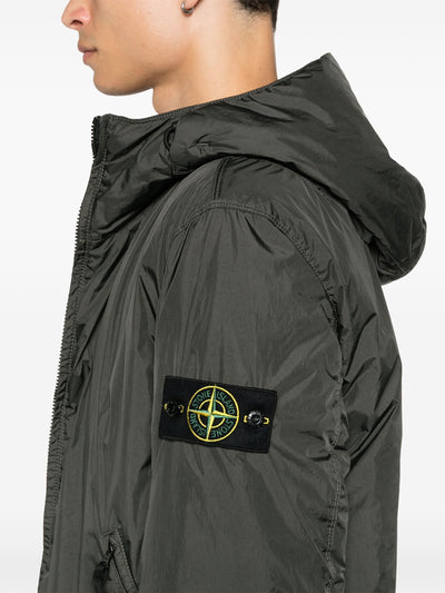 STONE ISLAND - VESTE A CAPUCHE CRINKLE