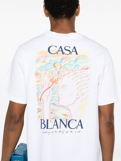 CASABLANCA - Tee shirt Mushroom Goddess