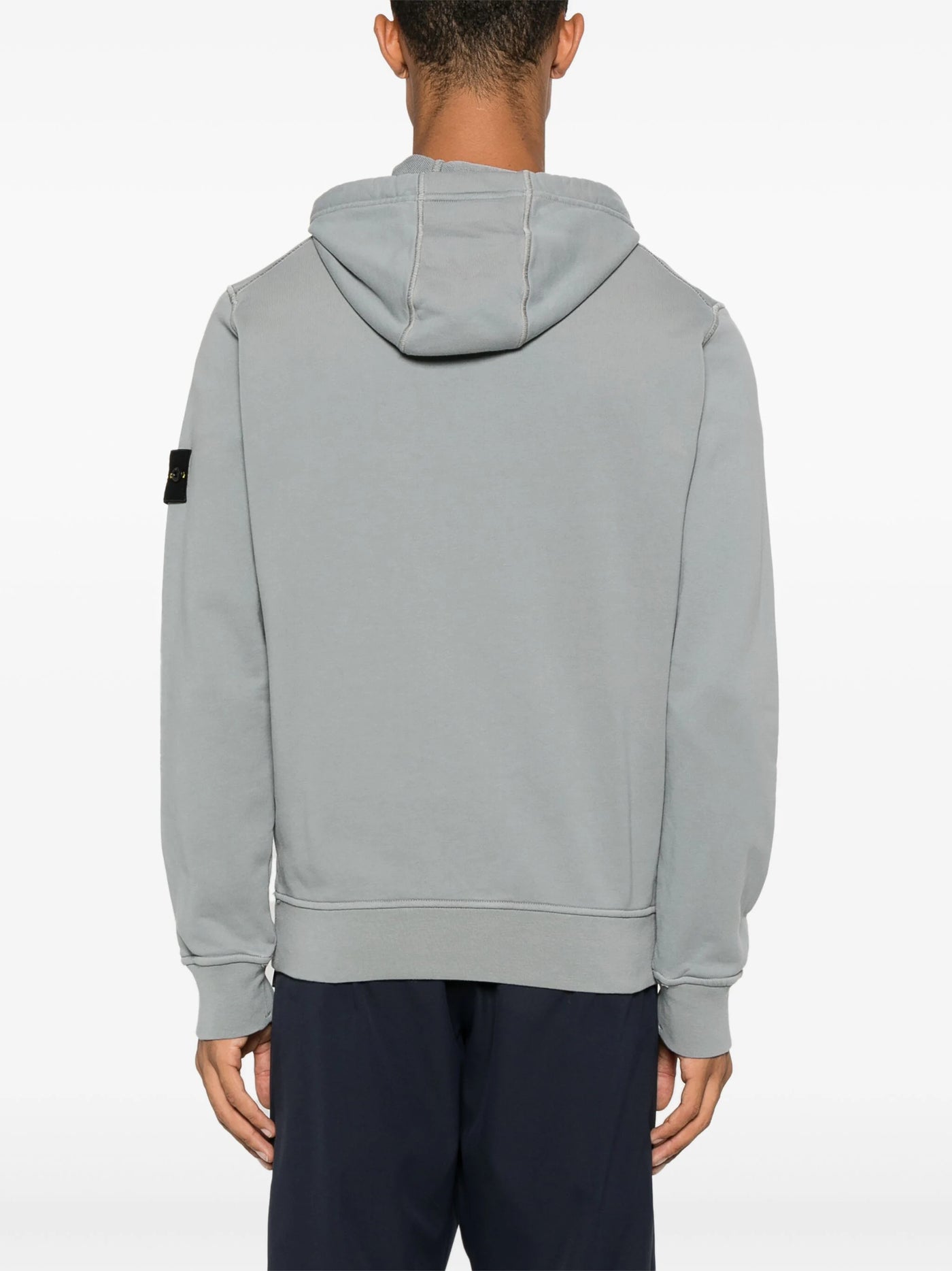 STONE ISLAND - Sweat a capuche Gris