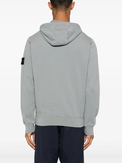 STONE ISLAND - Sweat a capuche Gris