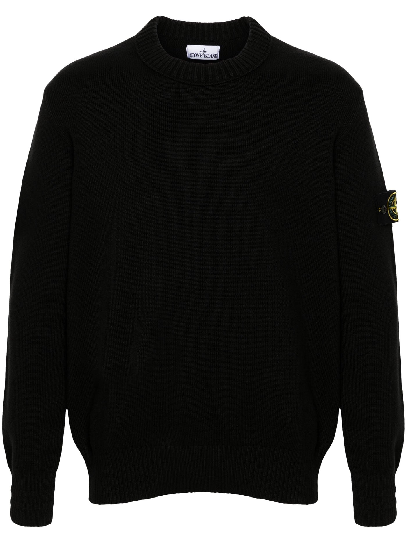 STONE ISLAND - Pull col montant Noir