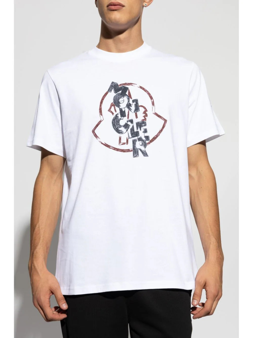 Moncler t-shirt à logo imprimé