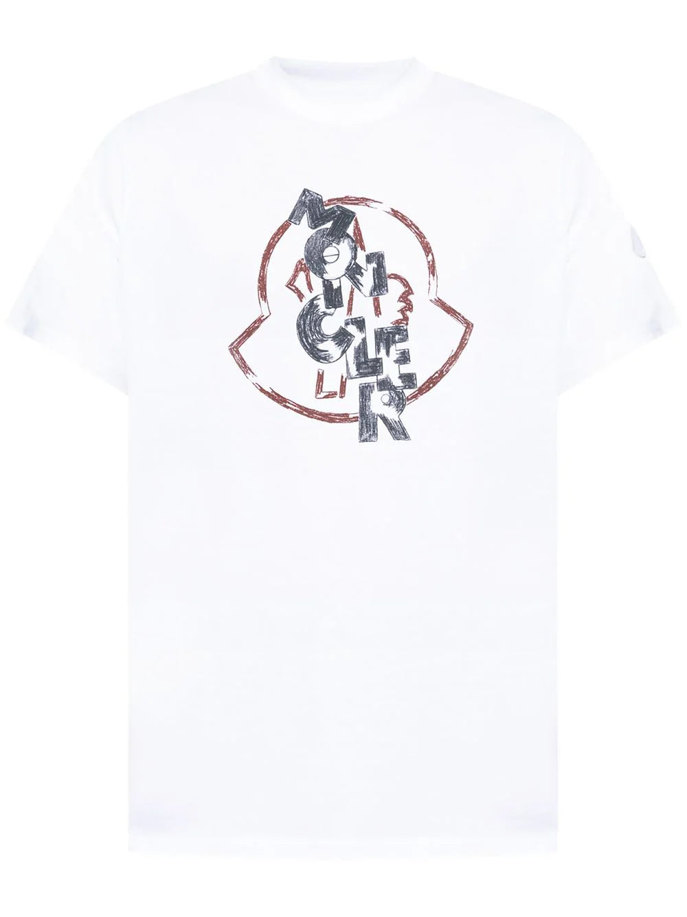 Moncler t-shirt à logo imprimé