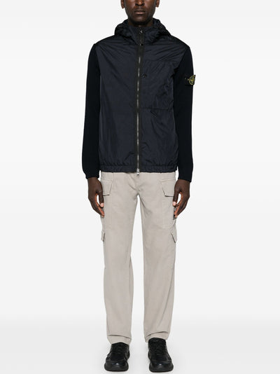 STONE ISLAND - Gilet Bi-matière Noir