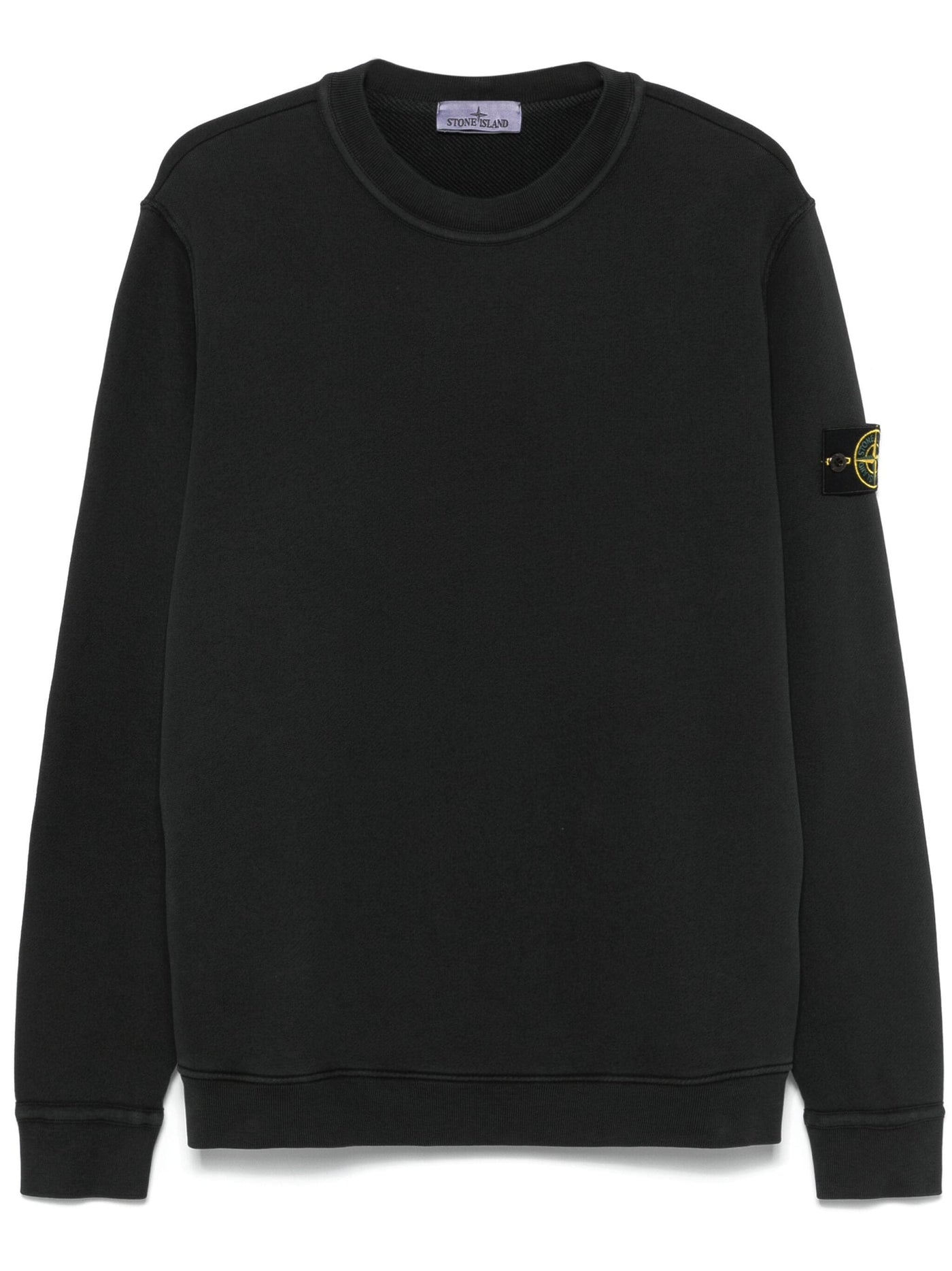 STONE ISLAND - Crewneck à poche noir