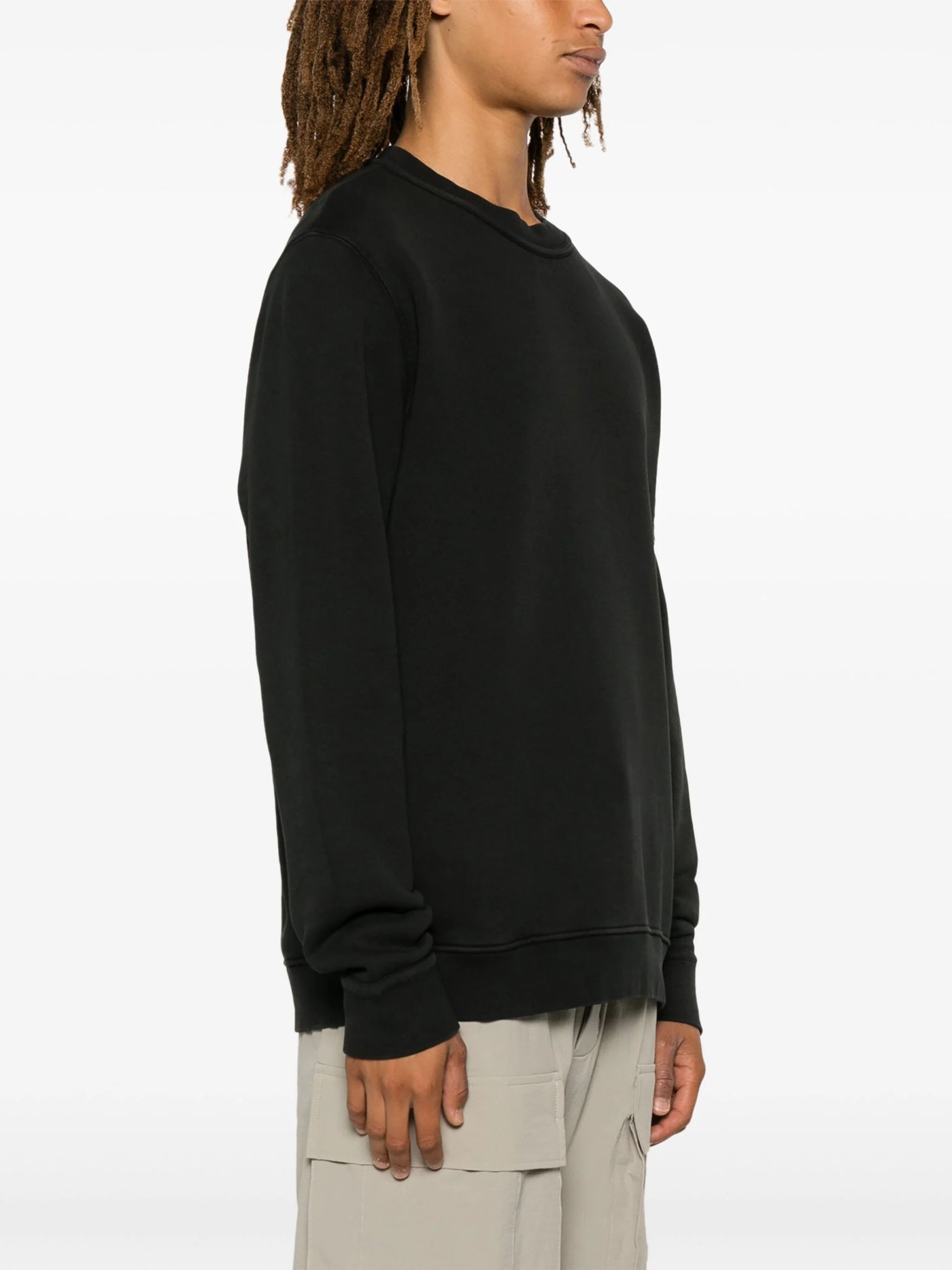 STONE ISLAND - Crewneck à poche noir