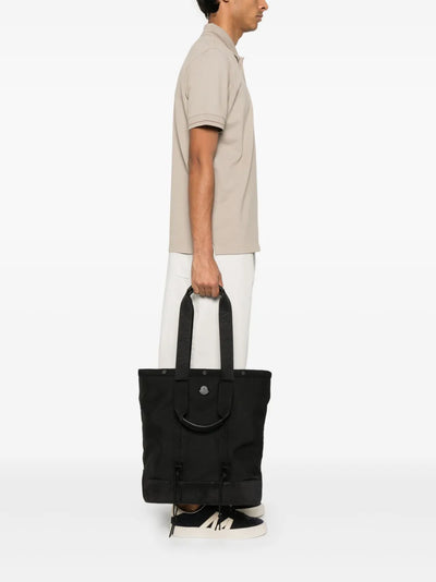 MONCLER - sac à main en tissu imperméable