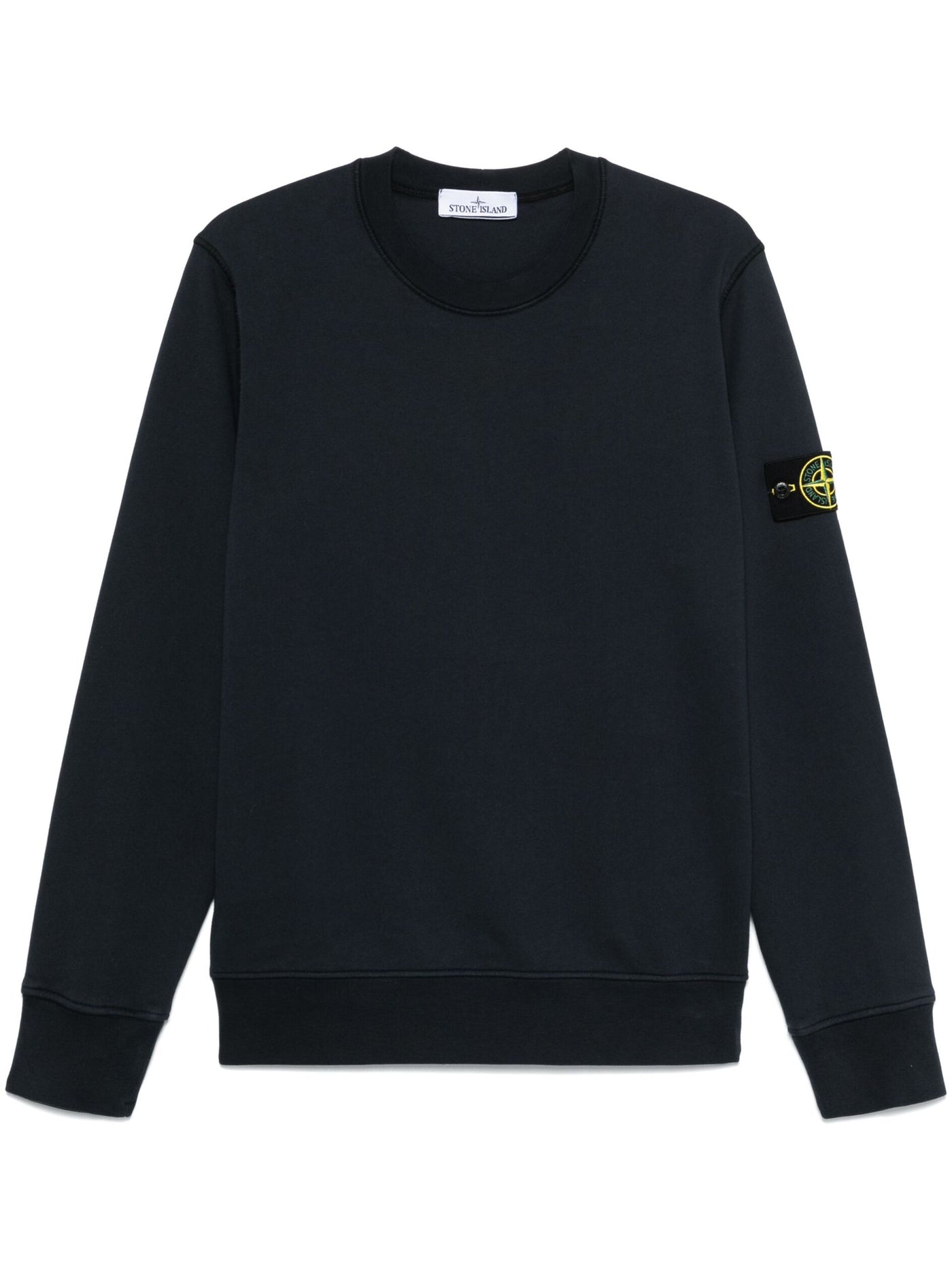 STONE ISLAND - Crewneck classique bleu marine