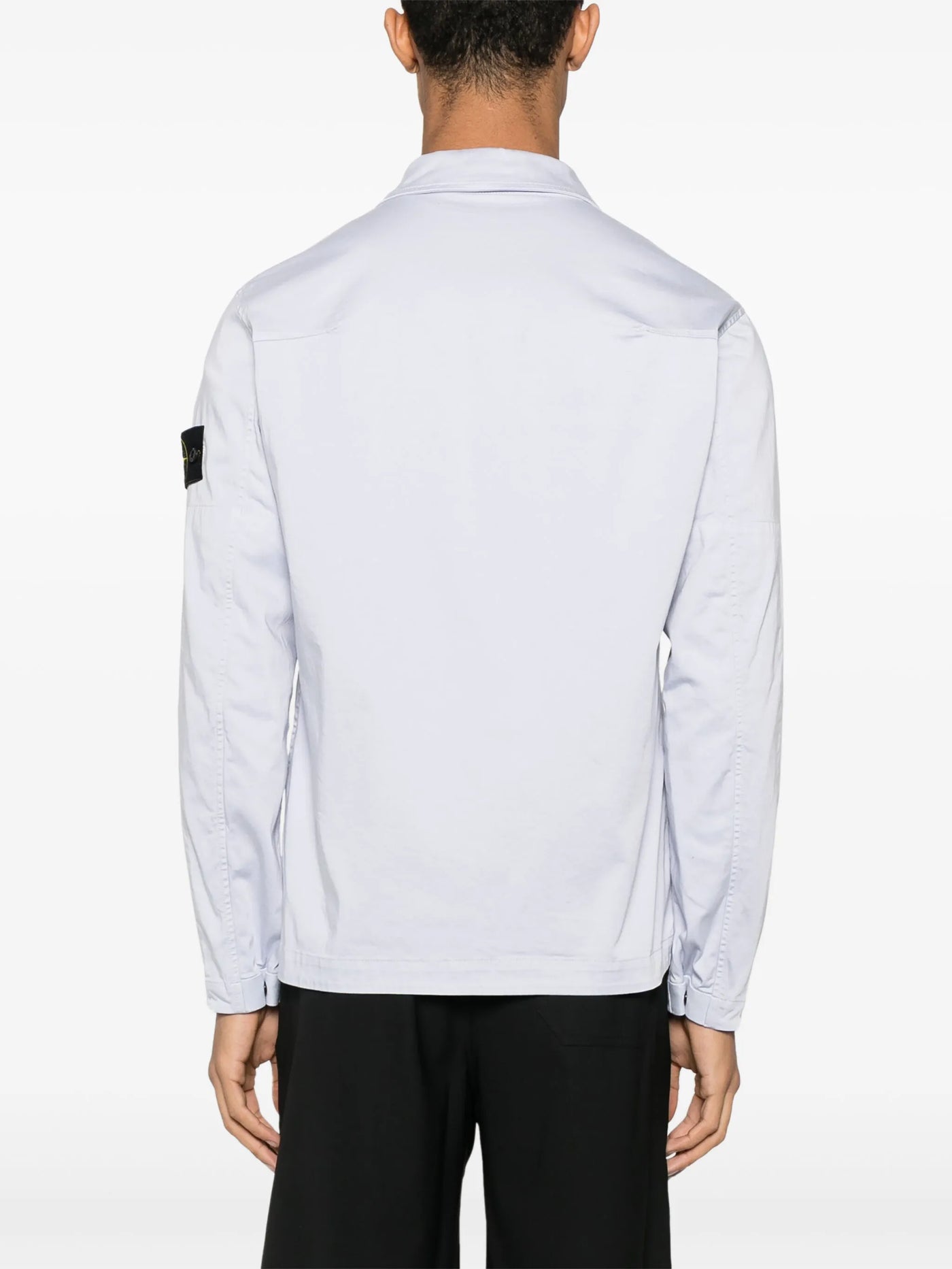 STONE ISLAND - Surchemise en cotton Lila