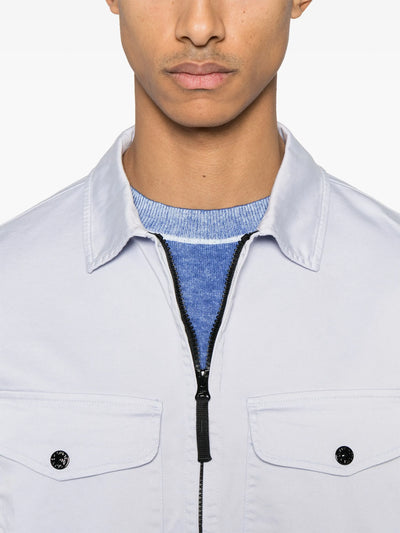 STONE ISLAND - Surchemise en cotton Lila