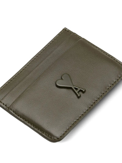 AMI PARIS - PORTE-CARTES EN CUIR