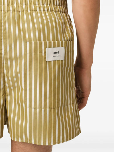 AMI PARIS - Short à rayures