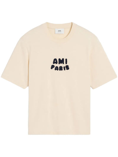 AMI PARIS - t-shirt à patch logo