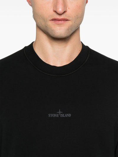 STONE ISLAND - Crewneck imprimé au dos