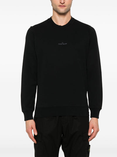 STONE ISLAND - Crewneck imprimé au dos