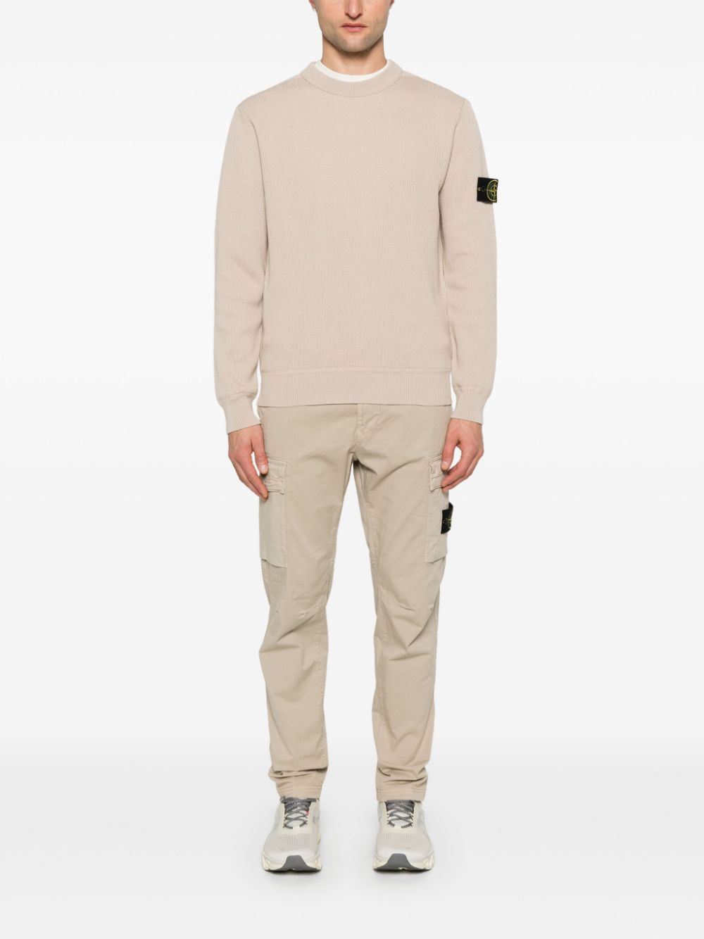 Stone Island - Compass badge tapered pantalon