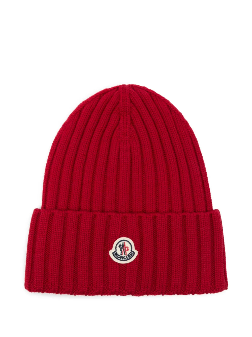 MONCLER - bonnet en laine rouge