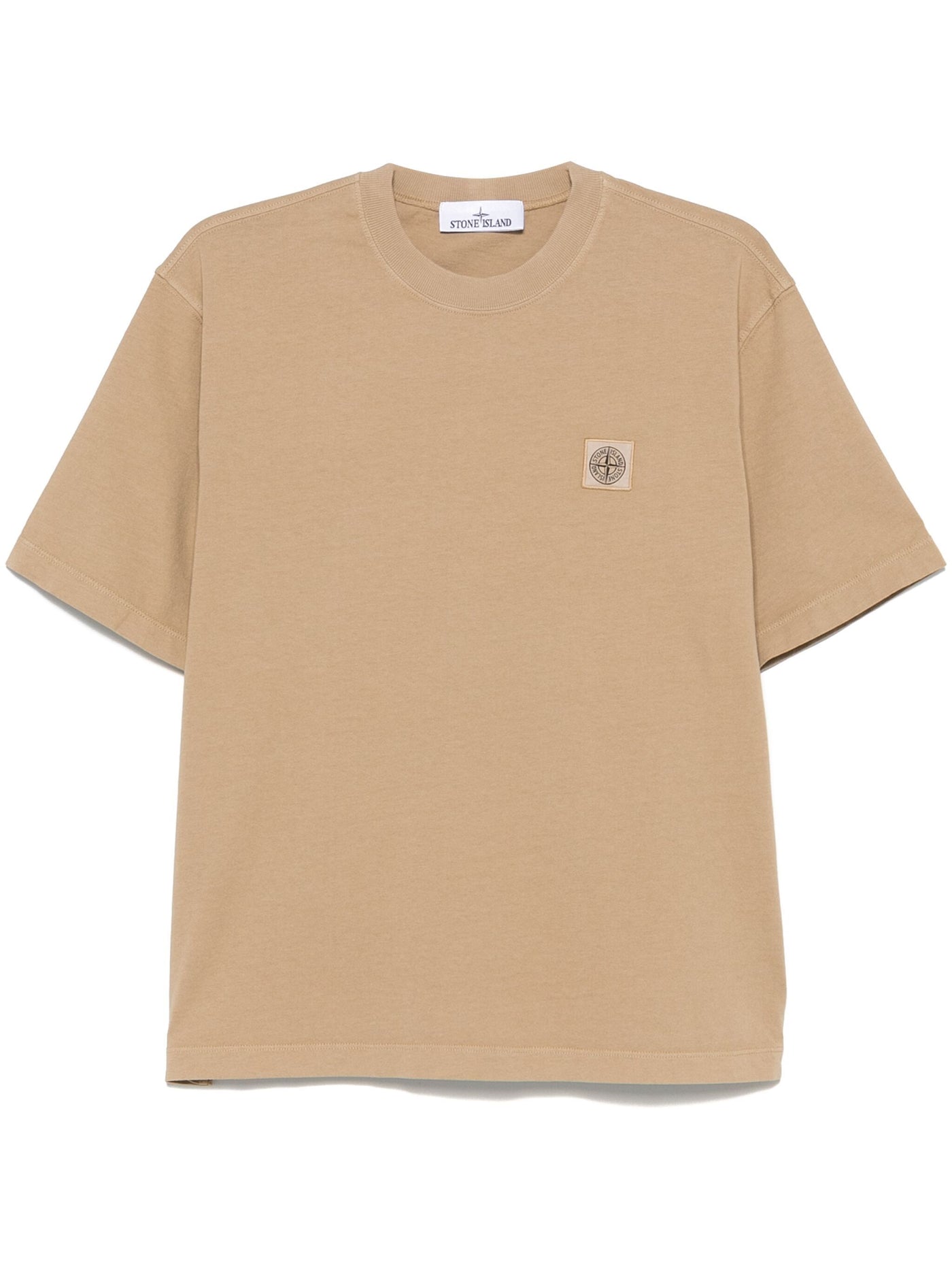 STONE ISLAND - T-shirt Compass Beige