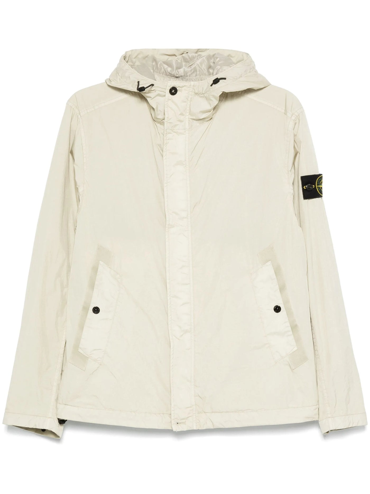 STONE ISLAND - Short parka beige