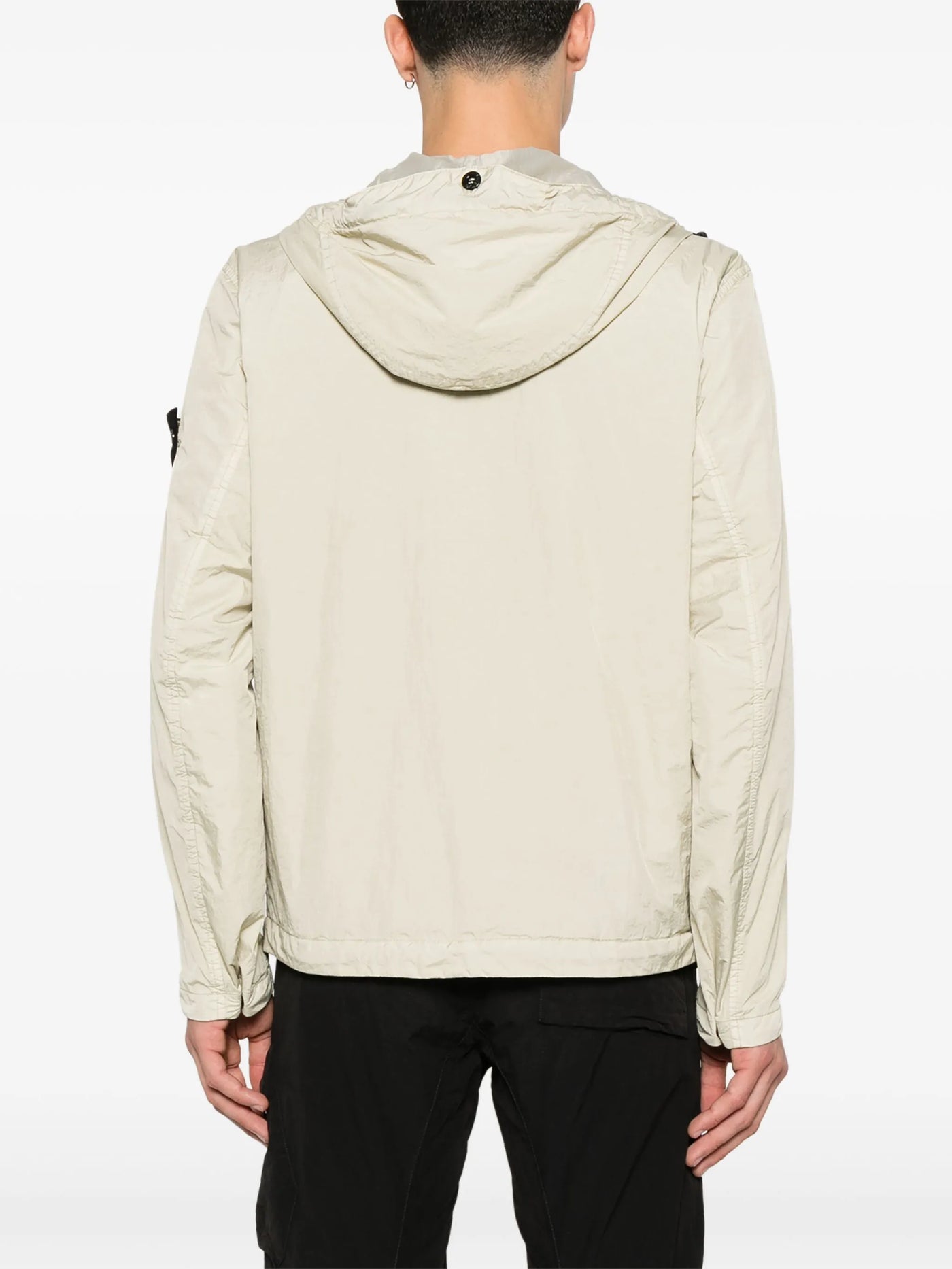 STONE ISLAND - Short parka beige