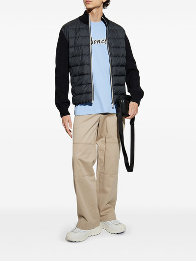 MONCLER - Cardigan matelassé Noir