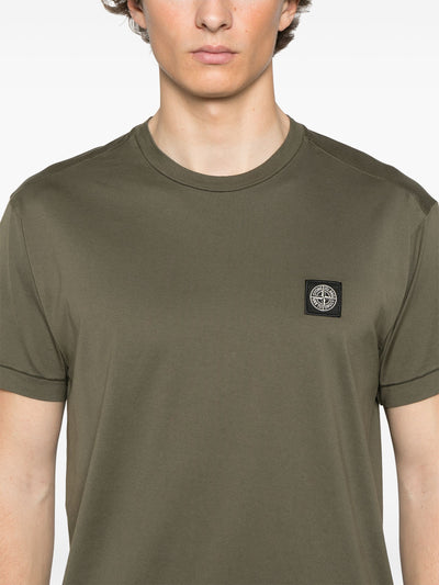 Stone Island - Compass-patch coton T-shirt