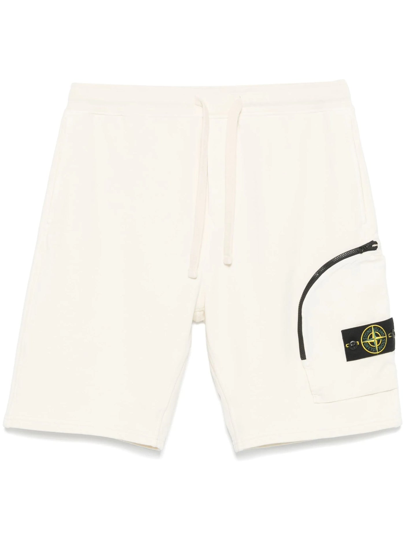 STONE ISLAND - short en coton à motif Compass