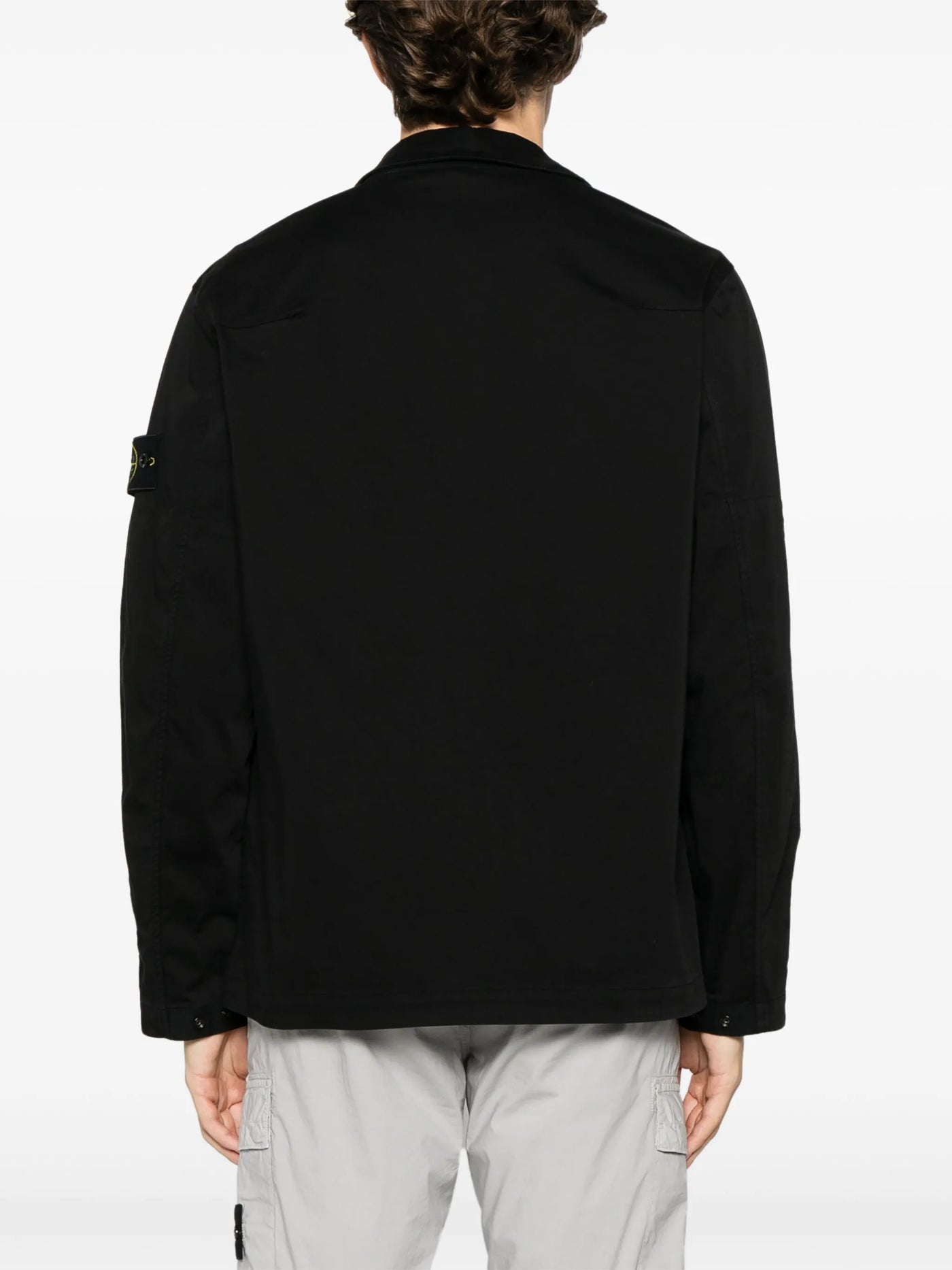 STONE ISLAND - Surchemise en cotton noire