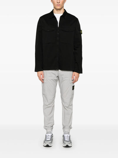 STONE ISLAND - Surchemise en cotton noire