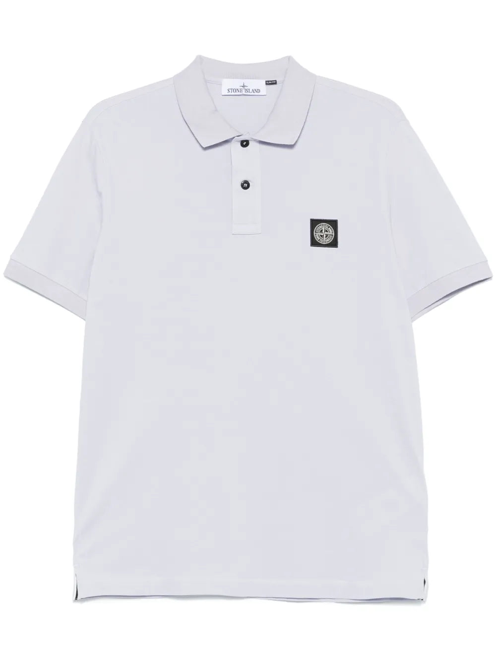 STONE ISLAND - Polo à patch logo