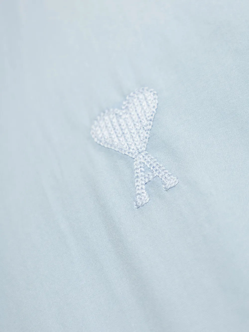 AMI PARIS - chemise en coton bleu ciel