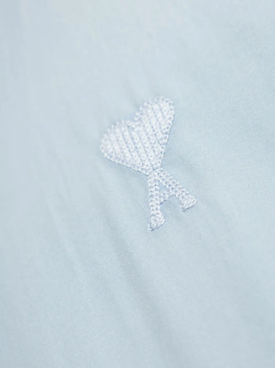AMI PARIS - chemise en coton bleu ciel