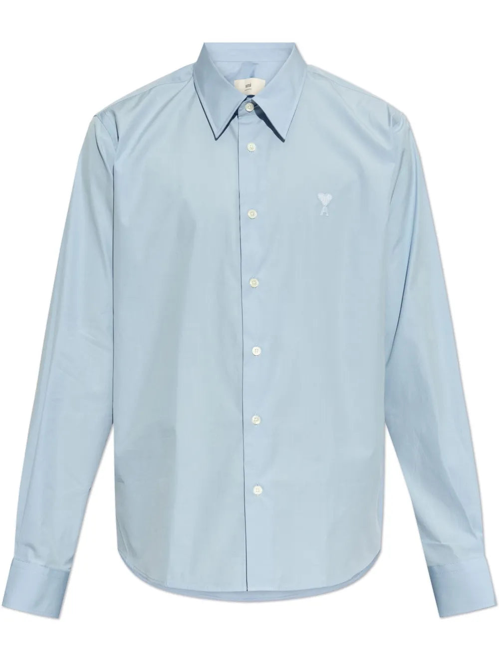 AMI PARIS - chemise en coton bleu ciel